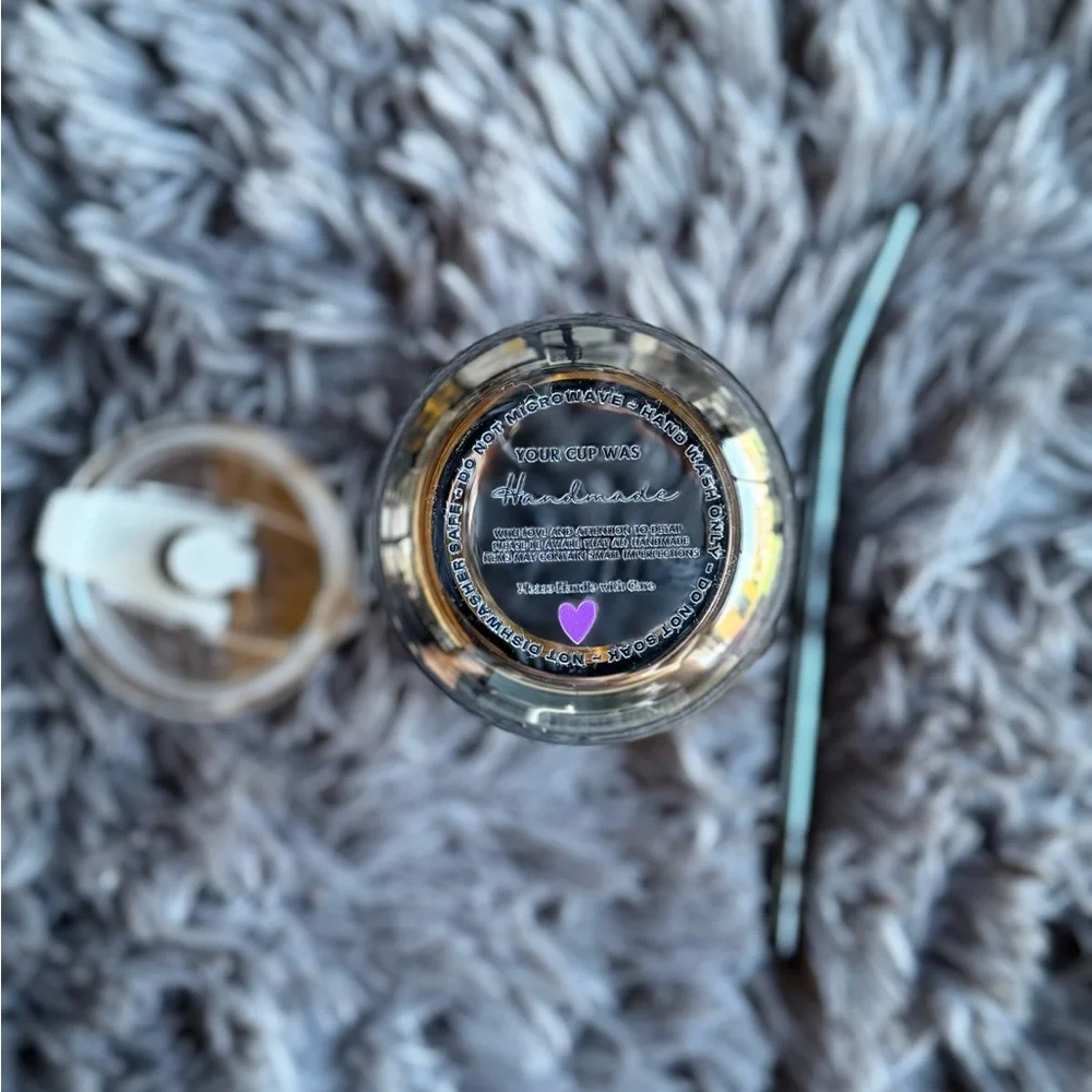 Custom glass cup with Straw - Picture 4 of 5